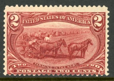 Trans-Mississippi 2¢ Farming